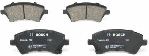 Bosch Front Brake Pad for Toyota Corolla 4pcs Zze 2001-2007 / Sedan E12J 2001-2008