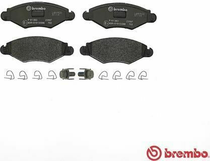 Brembo Bremsbelag Hinten für Citroen C3