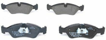 Bosch Σετ Τακάκια Εμπρός 2τμχ για Mazda 2 Chevrolet / Daewoo / Opel / Saab / Ssangyong / Vauxhall