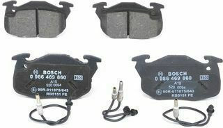 Bosch Σετ Τακάκια Εμπρός 2τμχ για Citroen Saxo Peugeot 106 / 205 / 305 / 405 Renault Super 5