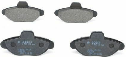 Bosch Brake Pad Front 4pcs for Fiat Cinquecento 1991-1999