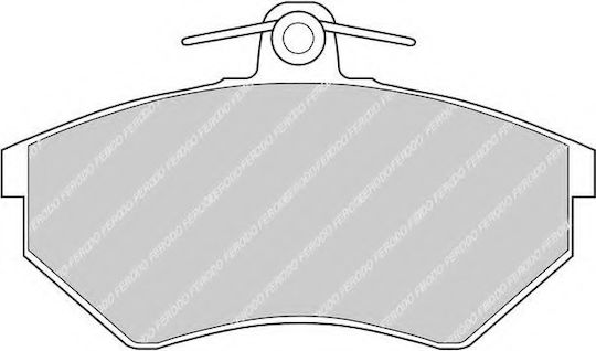 Ferodo Σετ Τακάκια Εμπρός για Audi 80 Seat Cordoba / Ibiza / Inca / Toledo