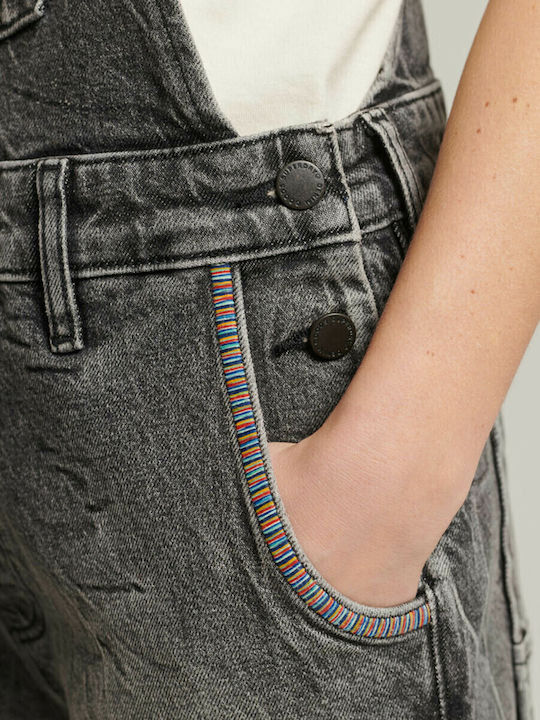 Ovin Vintage Женска Салопета Washed Black