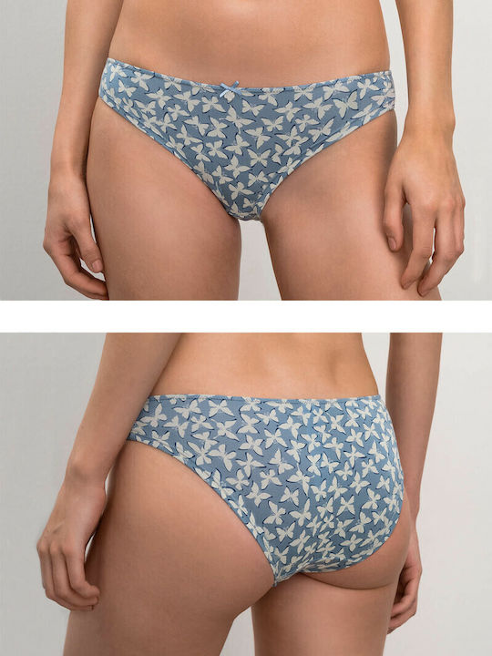 Femeie Slip Albastru deschis
