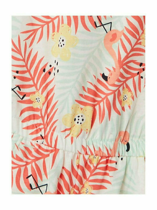 Șort/Salopetă Copii Întreg din Material Textil Bej