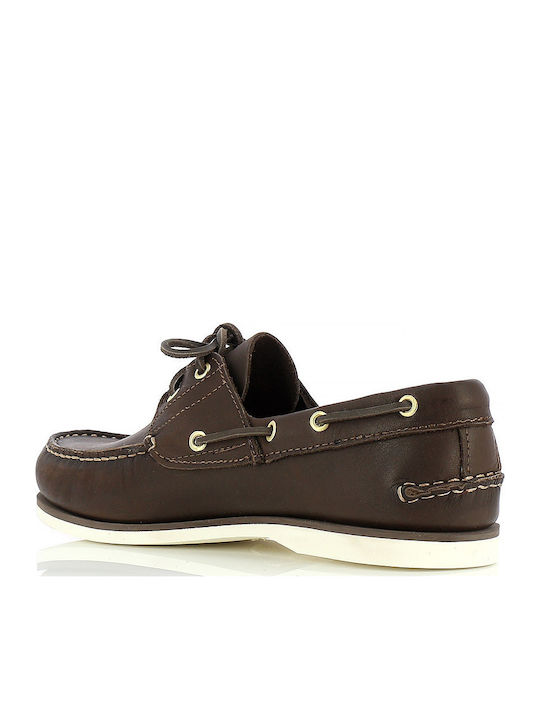Las Vegas Men's Leather Loafers Brown