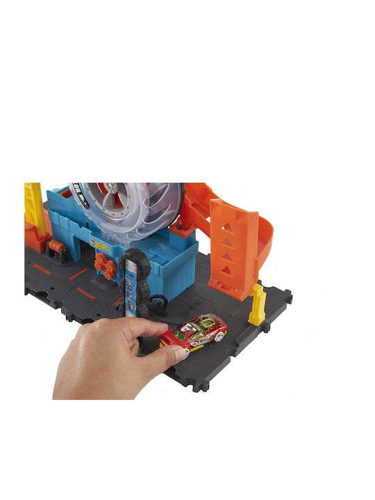 Παιχνιδολαμπάδα Super Twist Tire Shop για 4+ Ετών Hot Wheels