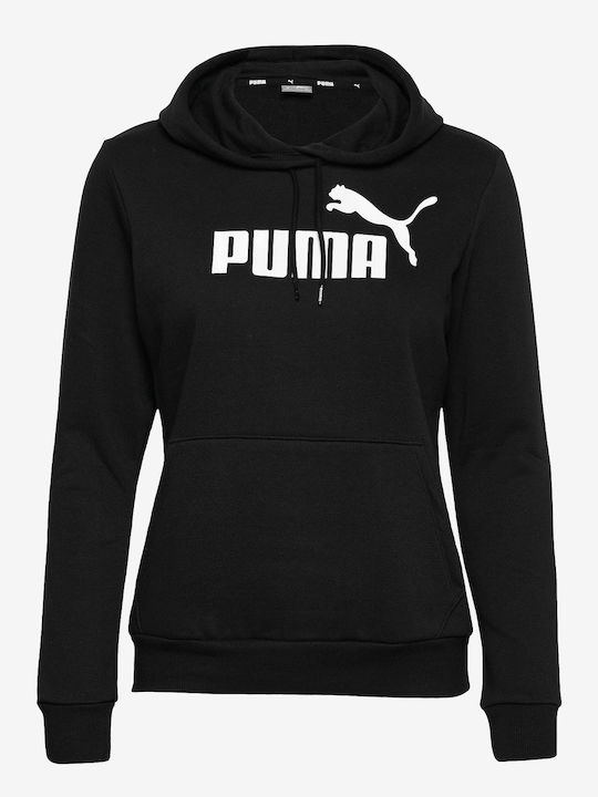 Ess Logo Damen Sweatshirt Kapuzen Schwarz