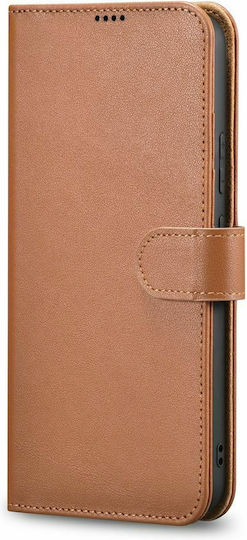 iCarer Haitang Wallet Δερμάτινο Καφέ (Galaxy S22+ 5G)