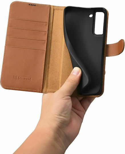 iCarer Haitang Wallet Δερμάτινο Καφέ (Galaxy S22+ 5G)