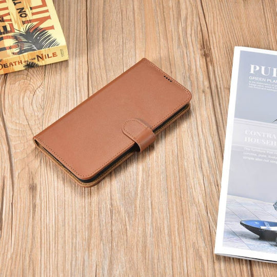 iCarer Haitang Wallet Δερμάτινο Καφέ (Galaxy S22+ 5G)