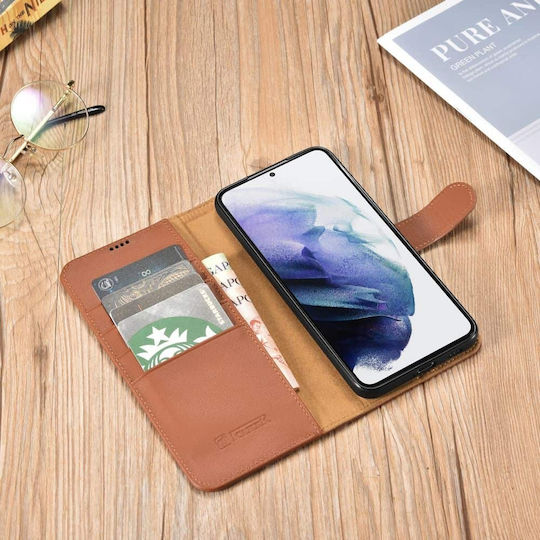 iCarer Haitang Wallet Δερμάτινο Καφέ (Galaxy S22+ 5G)