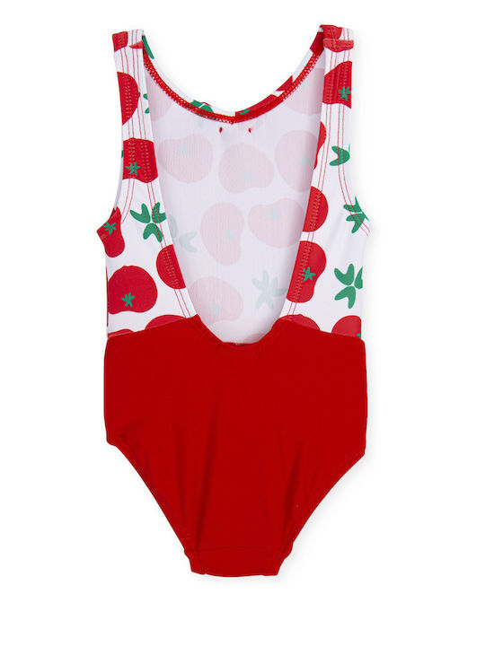 Agatha Ruiz De La Prada Детски Бански Една част Червен