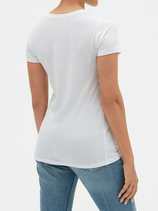 GAP Favorite Femeie Tricou Alb