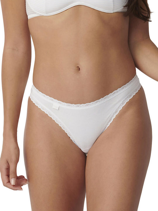 24/7 Weekend Βαμβακερά Femei Brazilia 3Pack cu Dantelă Navy/Blue/White