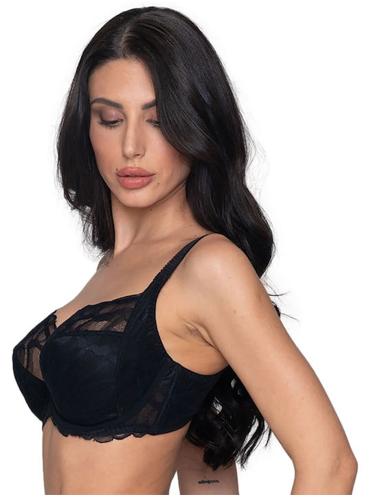 Melody Bra without Padding Underwire Black