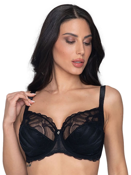Melody Bra without Padding Underwire Black