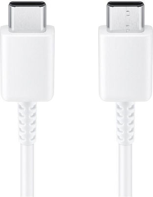 Samsung USB 2.0 Cable USB-C male - USB-C male 25W White 1.8m (EP-DW767JWE)