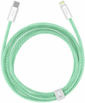 Baseus Dynamic Braided USB-C to Lightning Cable 20W Green 2m (CALD000106)