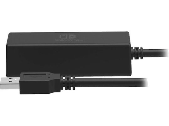 Hori Wired Internet LAN Adapter NSW-004U LAN Adapter for Switch Black
