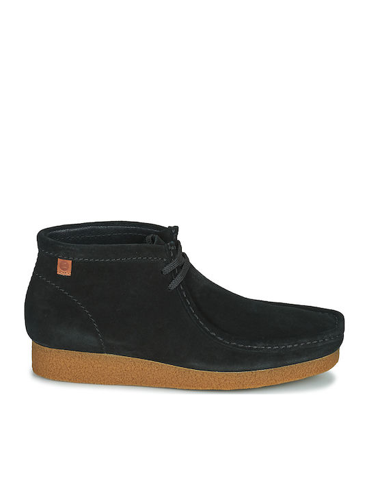 Shacre Suede Μαύρα Ανδρικά Μποτάκια
