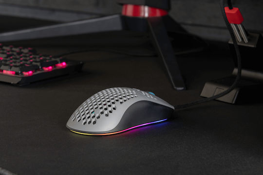 Arozzi Favo RGB Gaming Ποντίκι 16000 DPI Γκρι