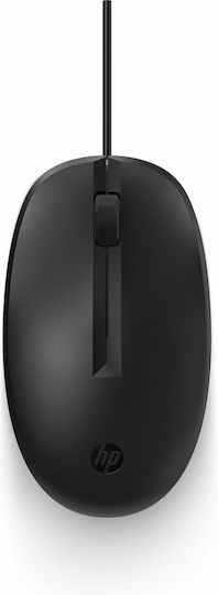 HP 128 Wired Ergonomic Mouse Black