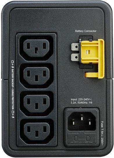 APC Easy UPS BVX Line-Interactive 700VA 360W με 2 IEC Πρίζες