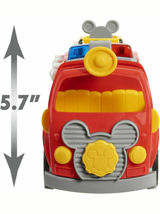 Παιχνιδολαμπάδα Mickey Mouse Πυροσβεστικό για 3+ Ετών Giochi Preziosi