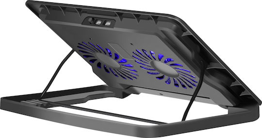 Defender NS-503 Cooling Pad για Laptop έως 17" με 2 Ανεμιστήρες και Φωτισμό