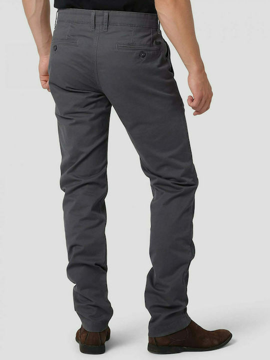 Marcus Pirro Men's Trousers Chino Elastic Gray