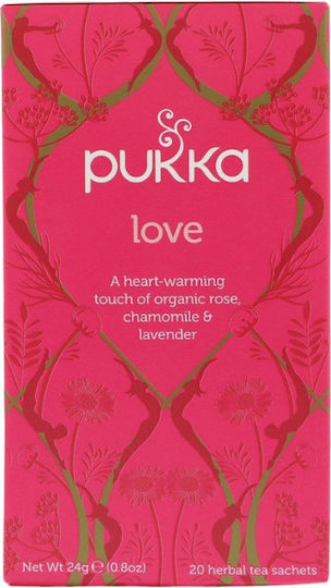 Pukka Love Μείγμα Βοτάνων Βιολογικό Προϊόν 20 Φακελάκια 24gr