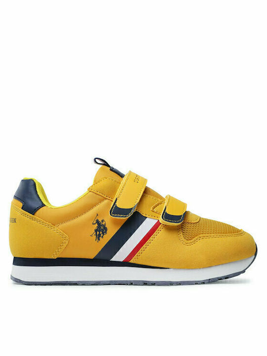 Παιδικά Sneakers με Σκρατς Κίτρινα