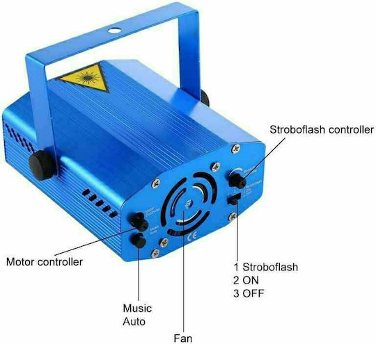 Christmas Spotlight Laser LED Electric SN-6Q
