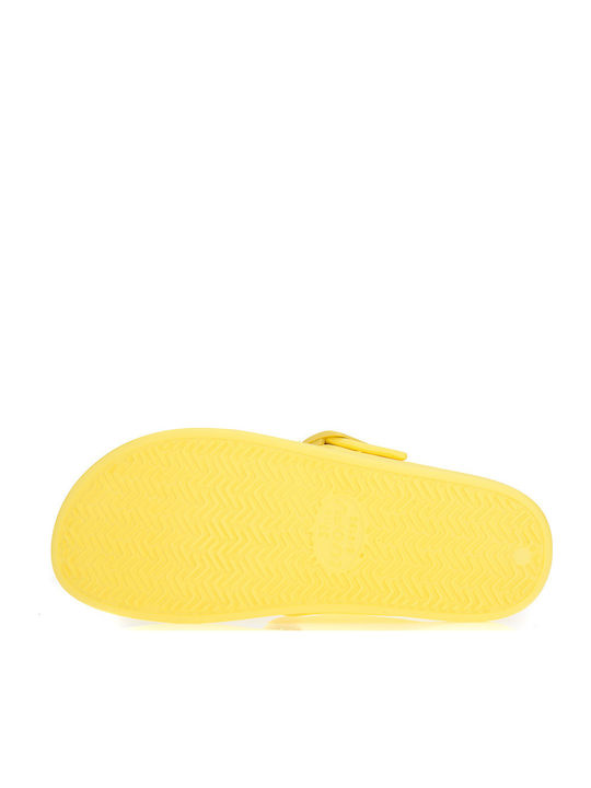 Flip Flops In Sandal Style In Yellow Colour