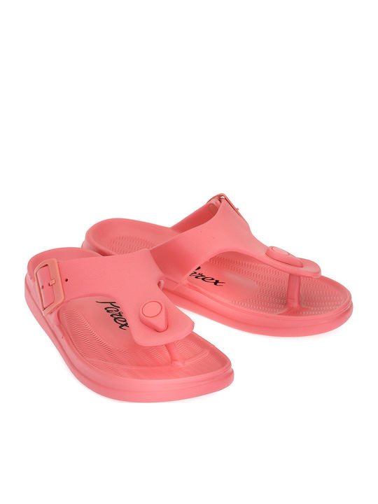 Flip Flops In Sandal Style In Fuchsia Colour