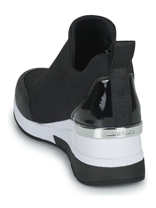 Willis Wedge Trainer Damen Sneakers Schwarz