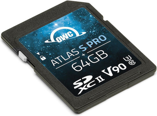 OWC Atlas S Pro SDXC 64GB Class 10 U3 V90 UHS-II