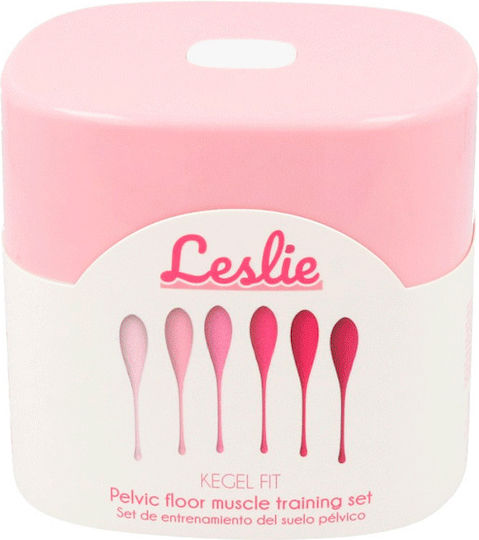 Leslie Kegel Fit Pelvic Muscle Training Κολπικές Μπάλες Set 6 Pcs