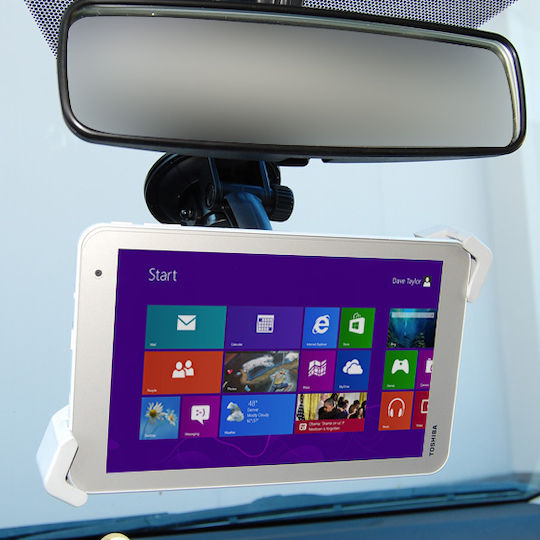 Cartech Zip Holder Auto Handy- & Tablet-Halterung mit verstellbaren Haken Schwarz