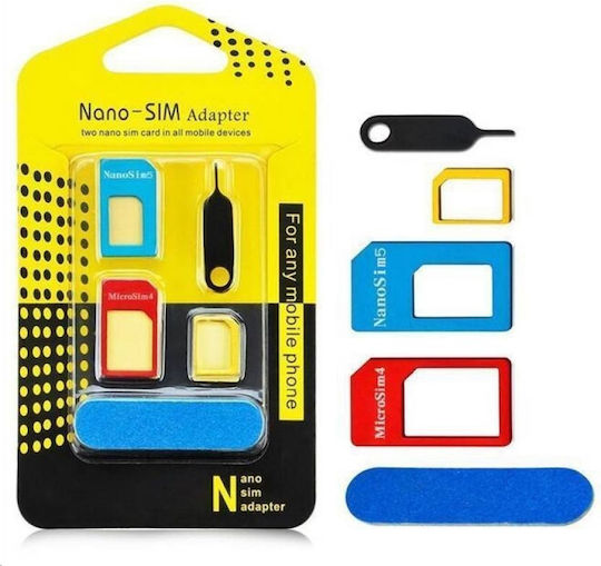 3 in 1 Nano SIM Adapter in Multicolour color