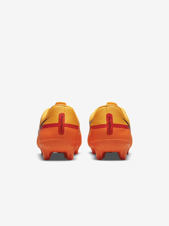 Nike Phantom GT2 Academy Low Football Shoes MG with Cleats Laser Orange / Total Orange / Bright Crimson / Black