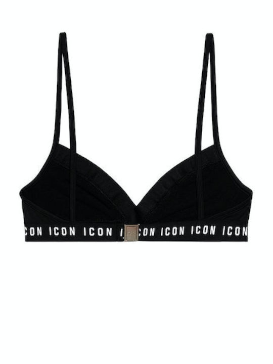 Be Icon Crossed Bikini Τριγωνάκι Μαύρο