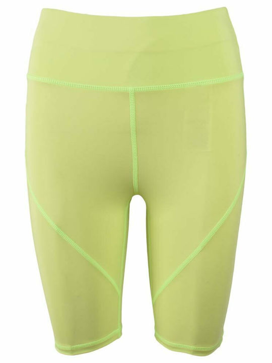 Training Damen Fahrrad Leggings Hohe Taille Sharp Grünes