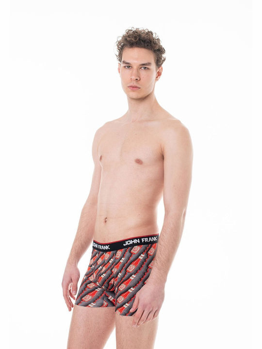 John Frank Ketchup Men's Boxer Multicolour with Patterns