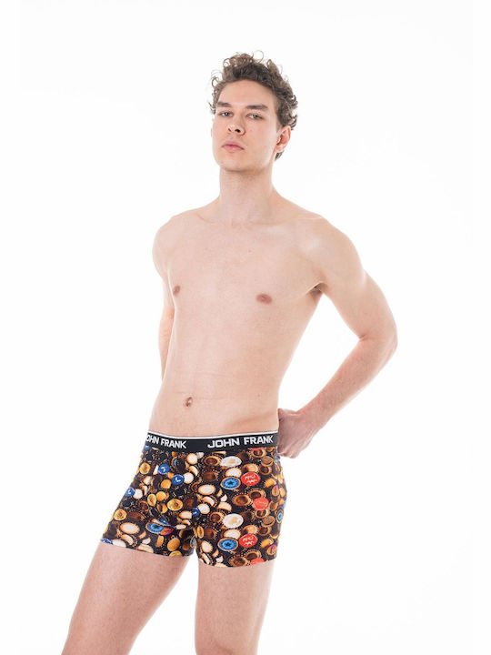 John Frank Caps Men's Boxer Multicolour with Patterns