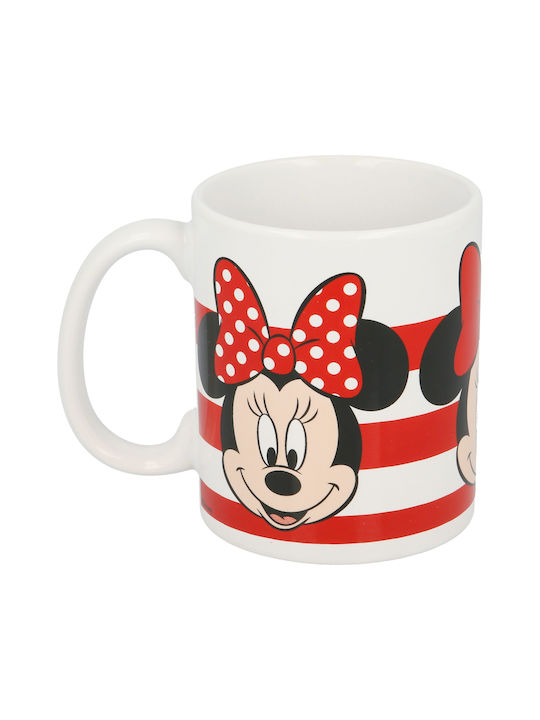 Stor Minnie Mouse Κούπα Κεραμική Λευκή 325ml