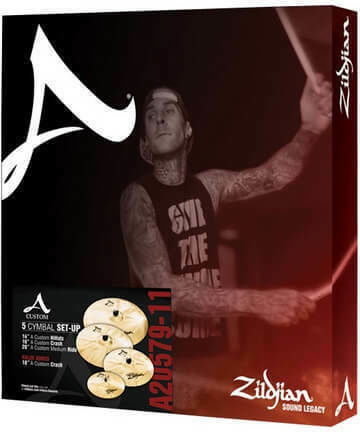 Zildjian Σετ Πιατινιών A Custom (14" Hi-Hat, 16" Crash, 18" Crash, 20" Ride)