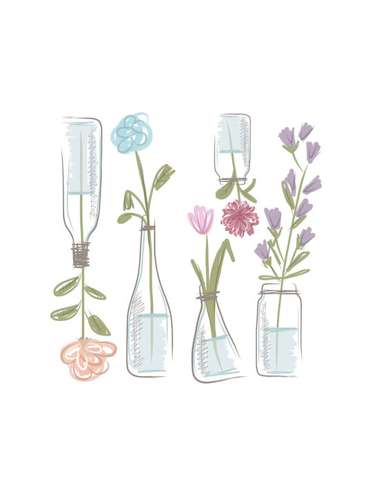 Ango Детска стикерна за стена Стена Little Vases 58x72бр