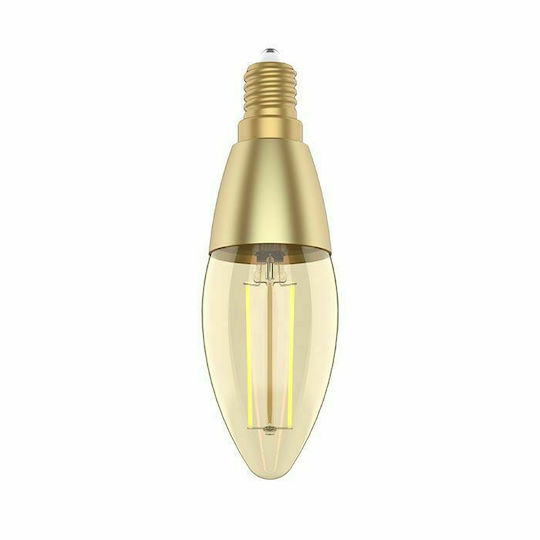 Woox Smart LED-Lampe 4.9W für Fassung E14 und Form C37 Einstellbar Weiß 470lm Dimmbar